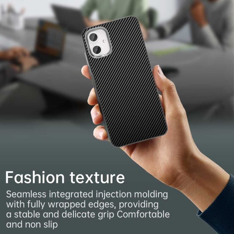 For Samsung Galaxy A06 4G Carbon Fiber Series IMD Phone Case