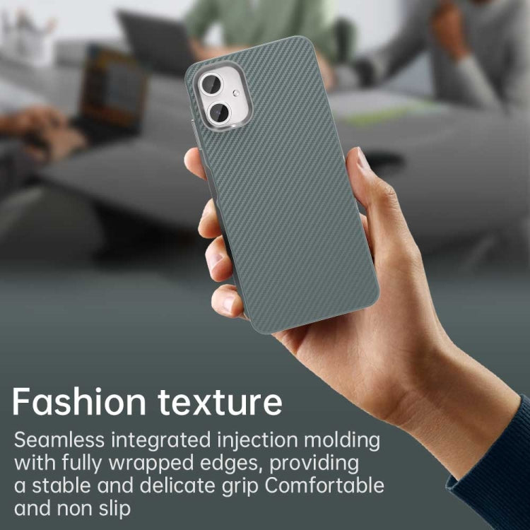For Samsung Galaxy A06 4G Carbon Fiber Series IMD Phone Case