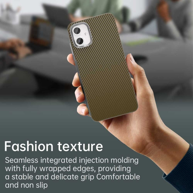 For Samsung Galaxy A06 4G Carbon Fiber Series IMD Phone Case