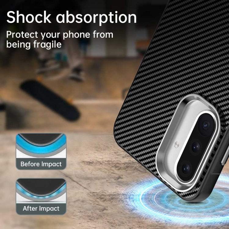 For Samsung Galaxy A36 5G Carbon Fiber Series IMD Phone Case