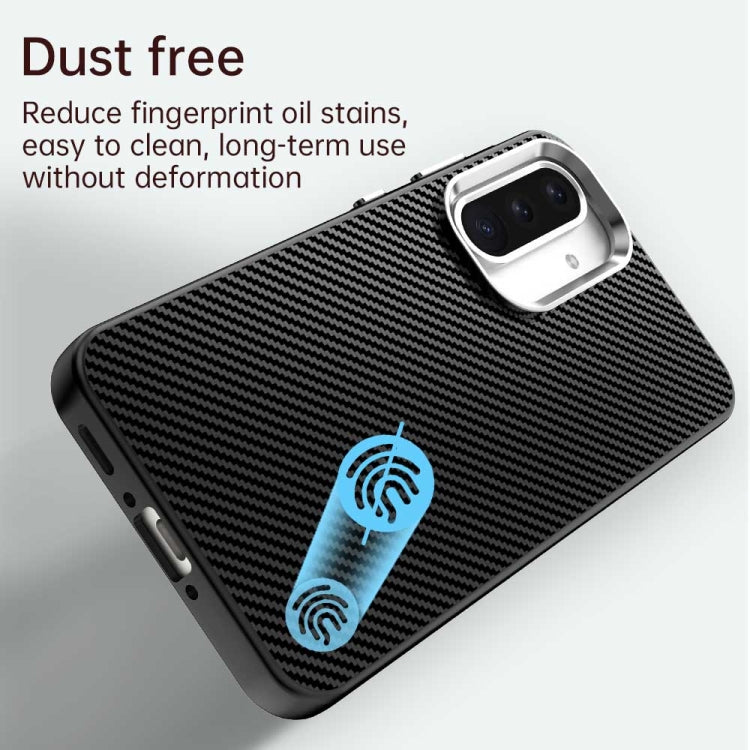 For Samsung Galaxy A36 5G Carbon Fiber Series IMD Phone Case