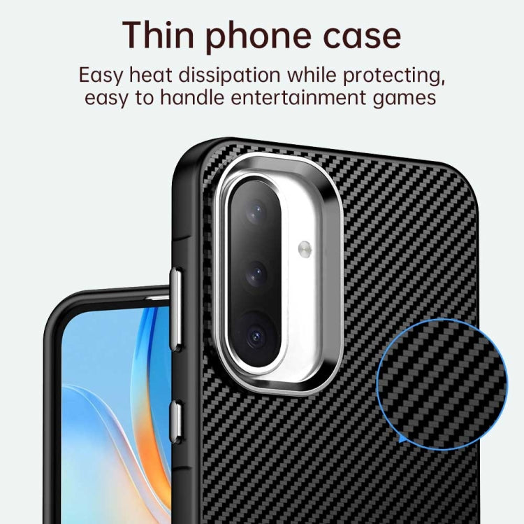 For Samsung Galaxy A36 5G Carbon Fiber Series IMD Phone Case