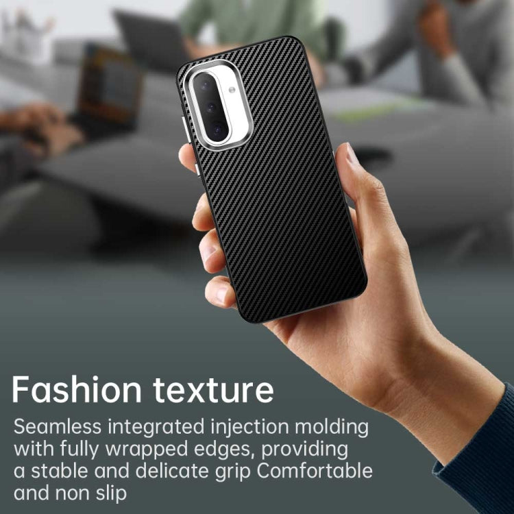For Samsung Galaxy A36 5G Carbon Fiber Series IMD Phone Case