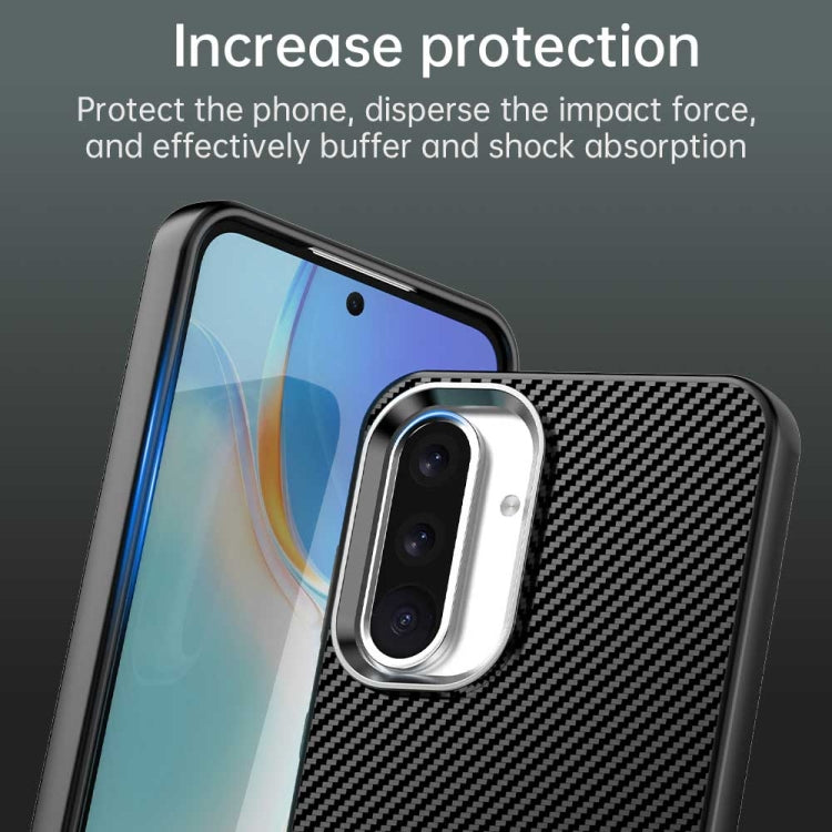For Samsung Galaxy A36 5G Carbon Fiber Series IMD Phone Case