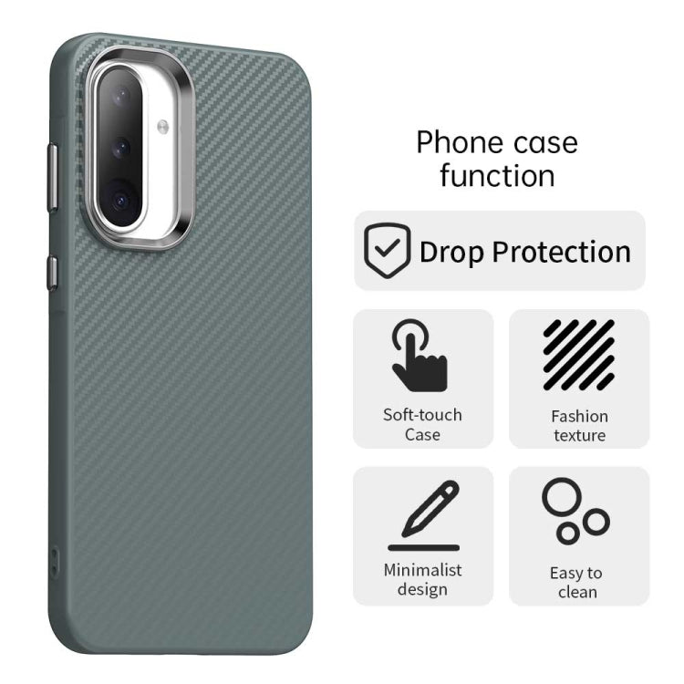 For Samsung Galaxy A36 5G Carbon Fiber Series IMD Phone Case