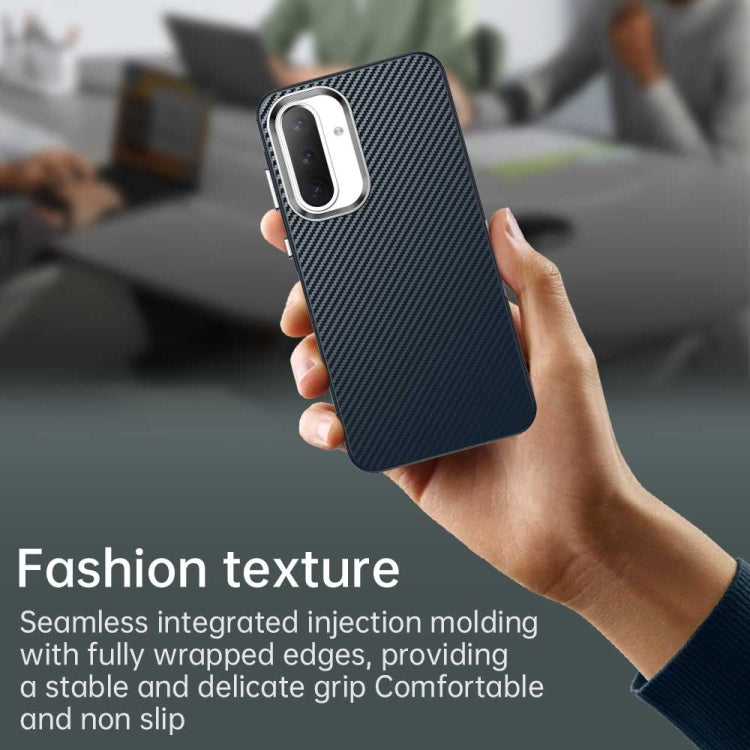 For Samsung Galaxy A36 5G Carbon Fiber Series IMD Phone Case