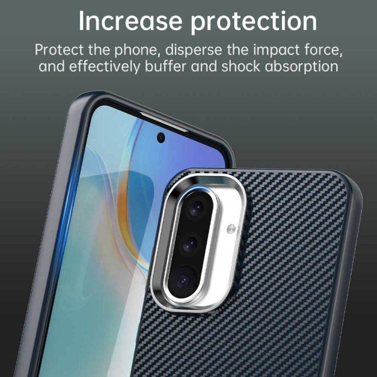 For Samsung Galaxy A36 5G Carbon Fiber Series IMD Phone Case