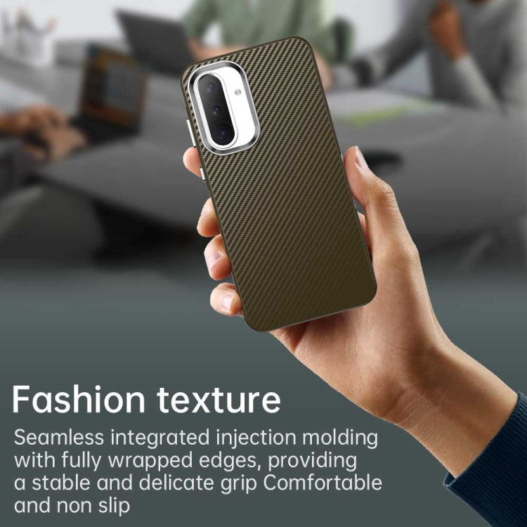 For Samsung Galaxy A36 5G Carbon Fiber Series IMD Phone Case