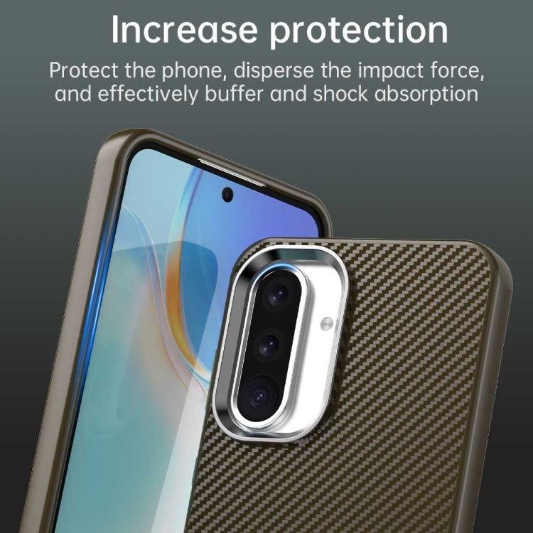 For Samsung Galaxy A36 5G Carbon Fiber Series IMD Phone Case