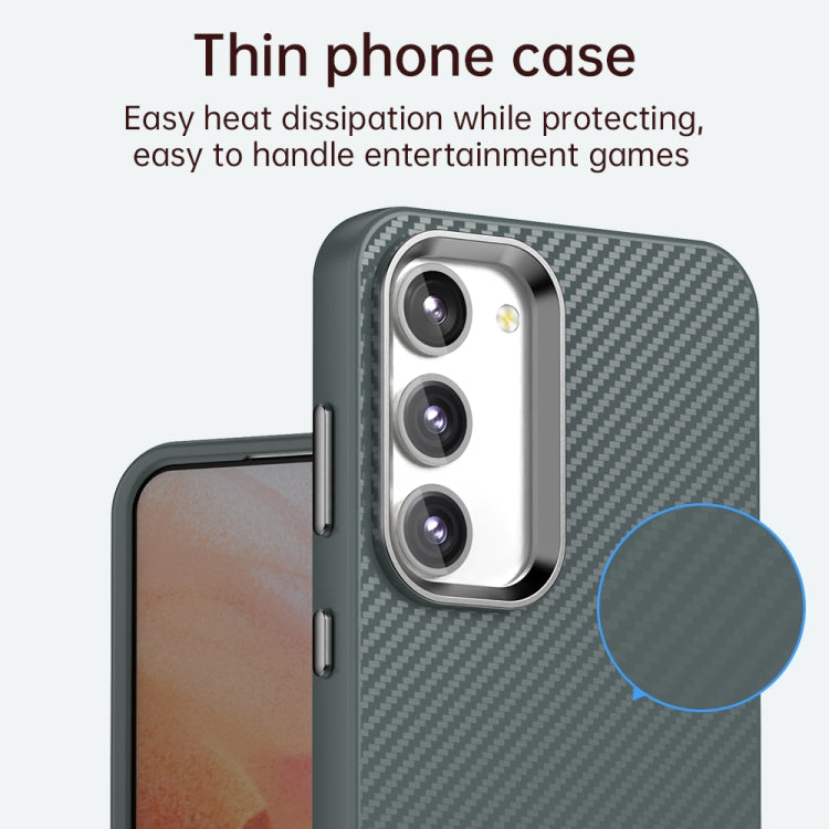 For Samsung Galaxy S23+ 5G Carbon Fiber Series IMD Phone Case