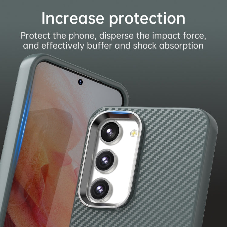 For Samsung Galaxy S23+ 5G Carbon Fiber Series IMD Phone Case