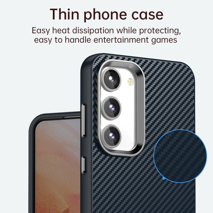 For Samsung Galaxy S23+ 5G Carbon Fiber Series IMD Phone Case