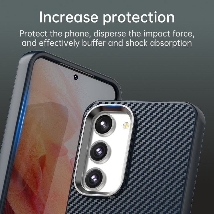 For Samsung Galaxy S23+ 5G Carbon Fiber Series IMD Phone Case