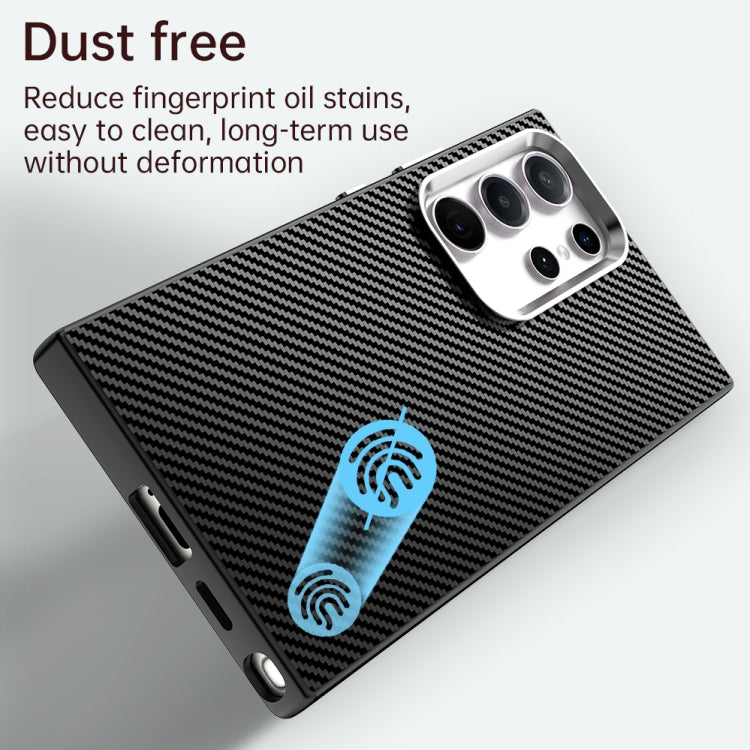 For Samsung Galaxy S23 Ultra 5G Carbon Fiber Series IMD Phone Case