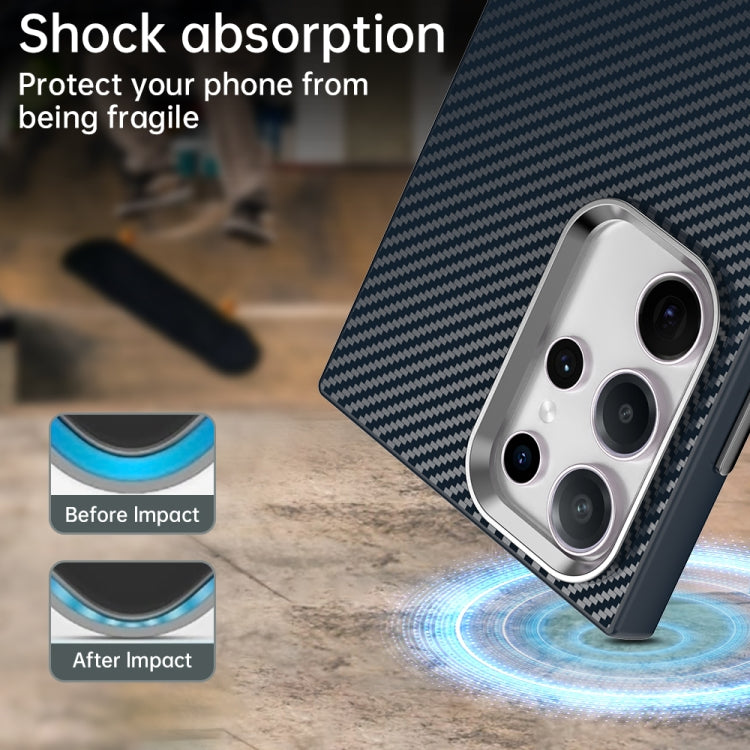 For Samsung Galaxy S23 Ultra 5G Carbon Fiber Series IMD Phone Case