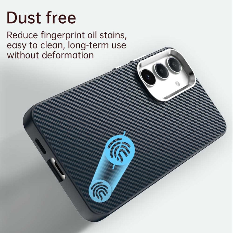 For Samsung Galaxy S24 FE 5G Carbon Fiber Series IMD Phone Case