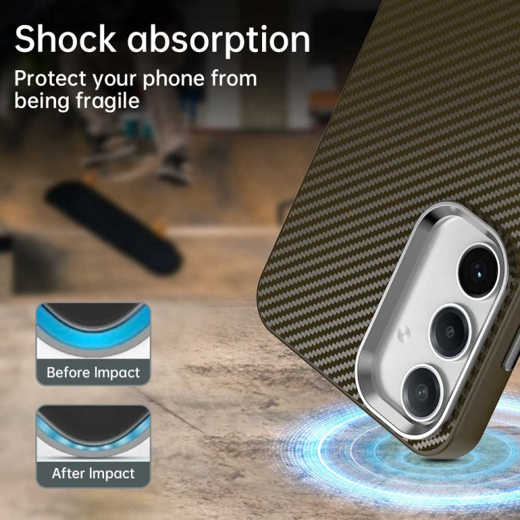 For Samsung Galaxy S24 FE 5G Carbon Fiber Series IMD Phone Case