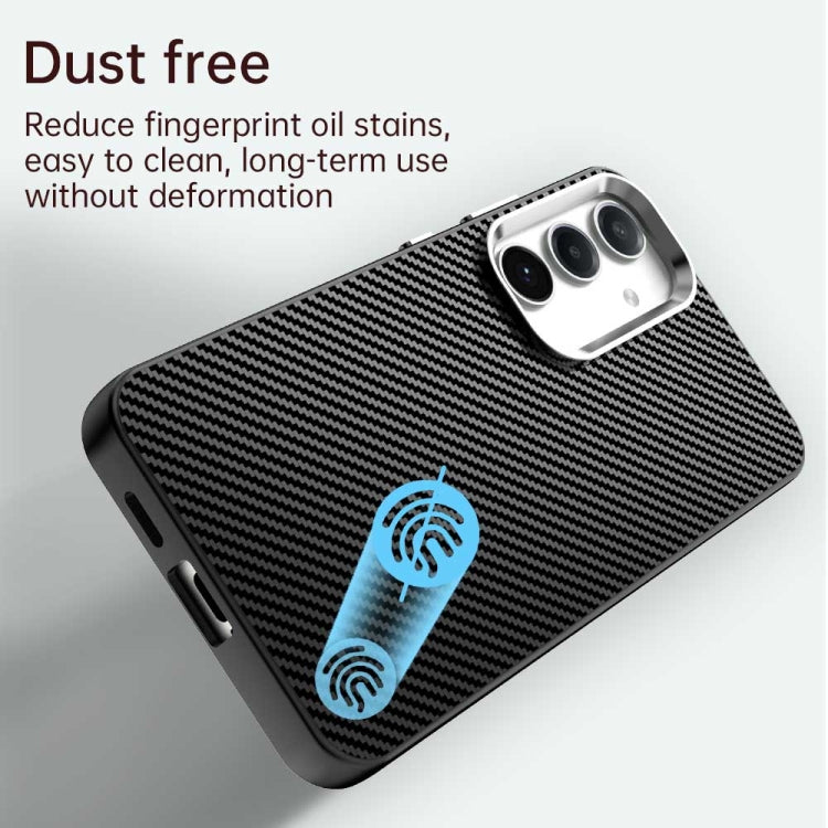 For Samsung Galaxy S23 FE 5G Carbon Fiber Series IMD Phone Case