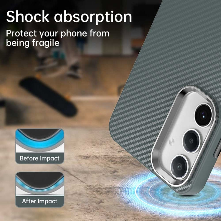 For Samsung Galaxy S24 5G Carbon Fiber Series IMD Phone Case