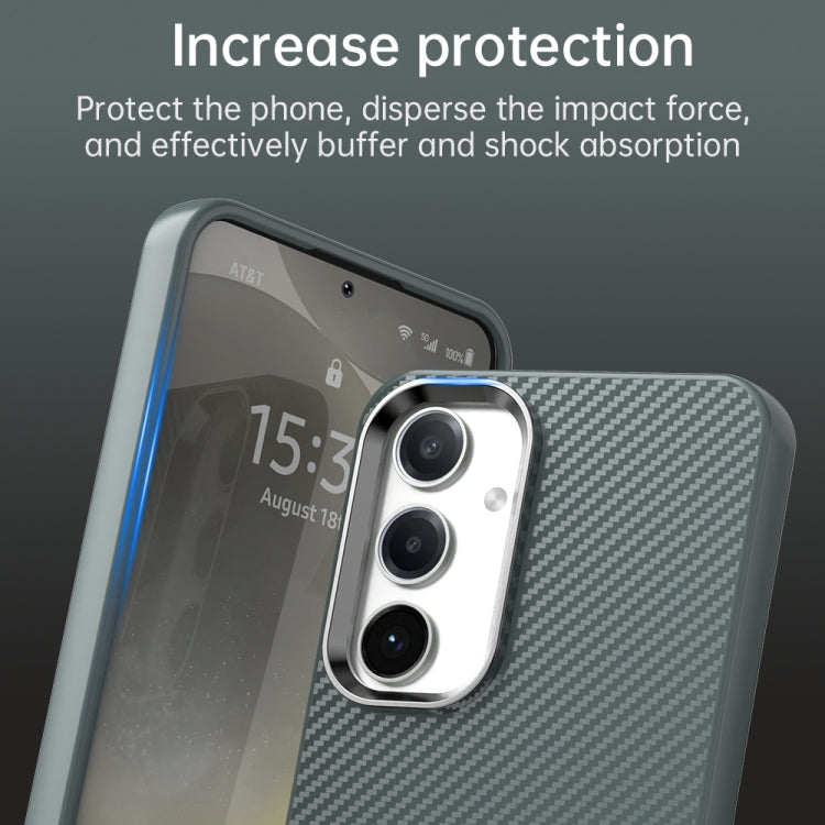 For Samsung Galaxy S24 5G Carbon Fiber Series IMD Phone Case
