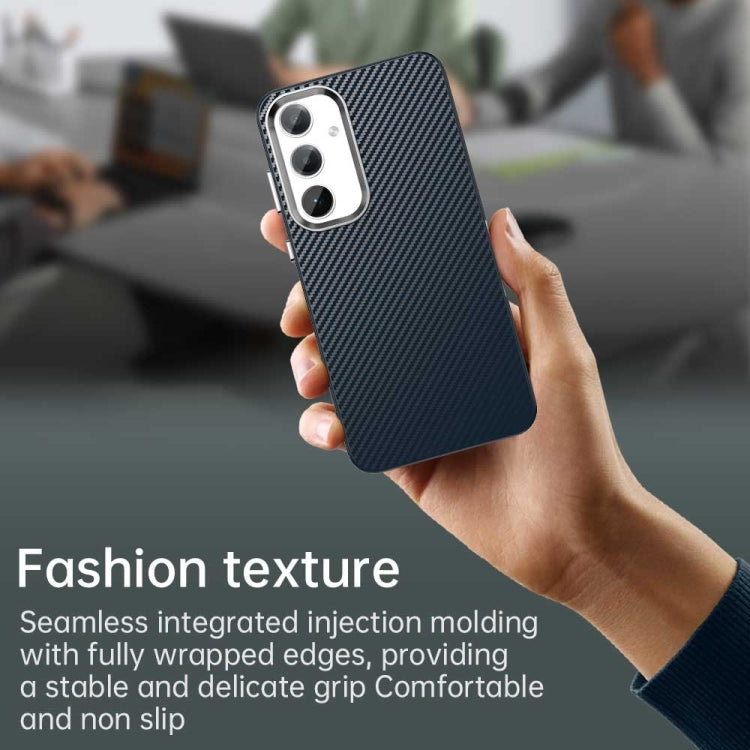 For Samsung Galaxy S24 5G Carbon Fiber Series IMD Phone Case