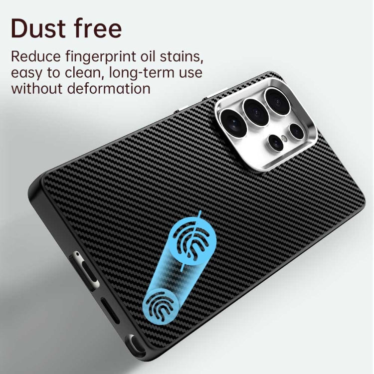 For Samsung Galaxy S25 Ultra 5G Carbon Fiber Series IMD Phone Case