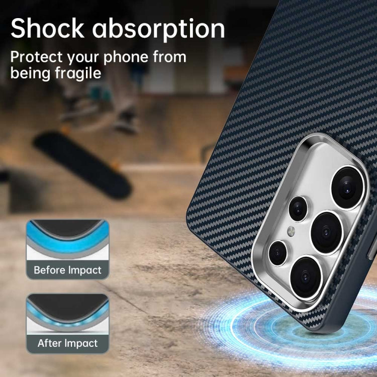 For Samsung Galaxy S25 Ultra 5G Carbon Fiber Series IMD Phone Case
