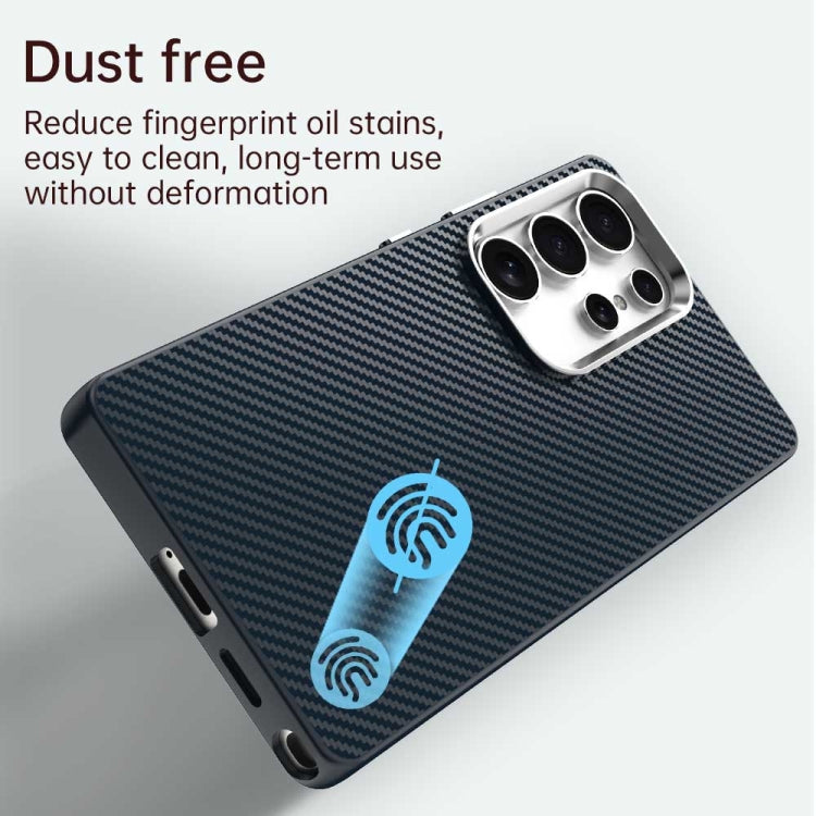 For Samsung Galaxy S25 Ultra 5G Carbon Fiber Series IMD Phone Case