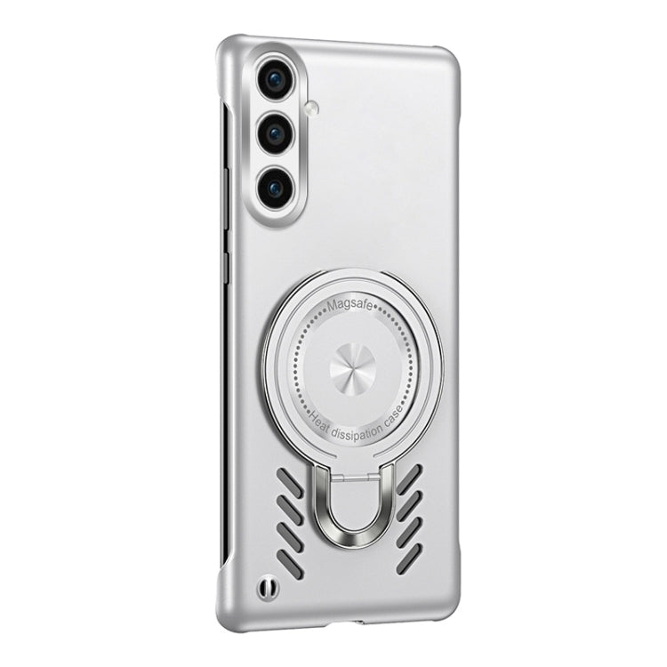 For Samsung Galaxy S24 5G Ice Sense Series Graphene Cooling MagSafe Holder Phone Case