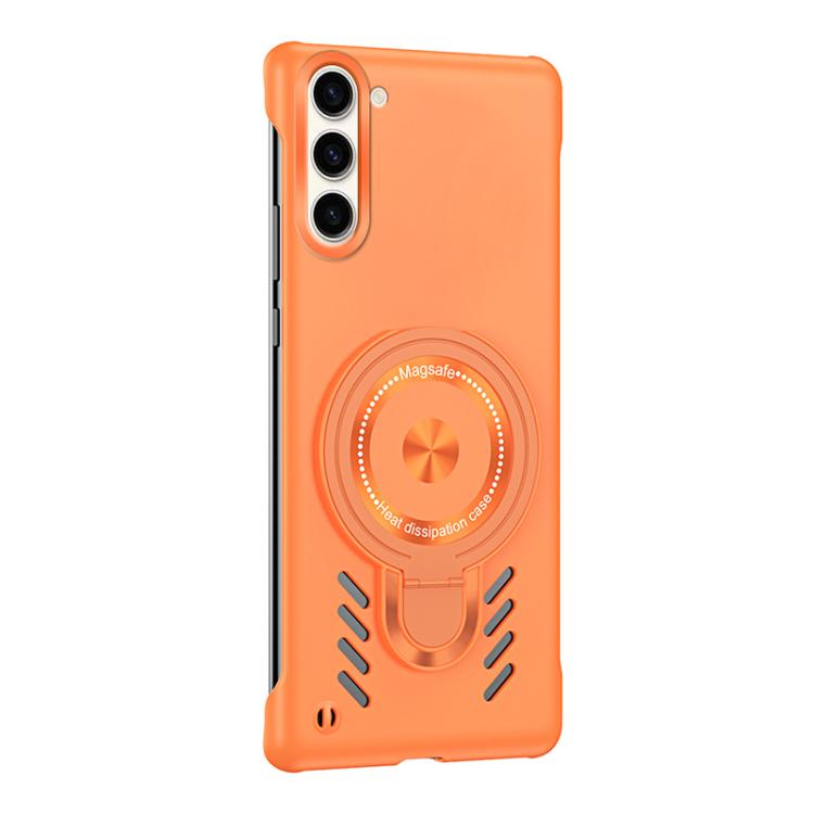 For Samsung Galaxy S25 5G Ice Sense Series Graphene Cooling MagSafe Holder Phone Case