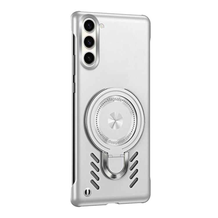 For Samsung Galaxy S25 5G Ice Sense Series Graphene Cooling MagSafe Holder Phone Case