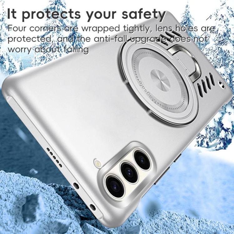 For Samsung Galaxy S26+ 5G Ice Sense Series Graphene Cooling MagSafe Holder Phone Case