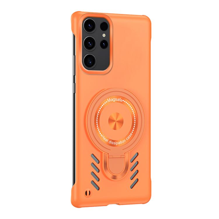 For Samsung Galaxy S26 Ultra 5G Ice Sense Series Graphene Cooling MagSafe Holder Phone Case