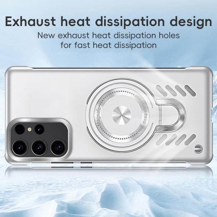 For Samsung Galaxy S26 Ultra 5G Ice Sense Series Graphene Cooling MagSafe Holder Phone Case