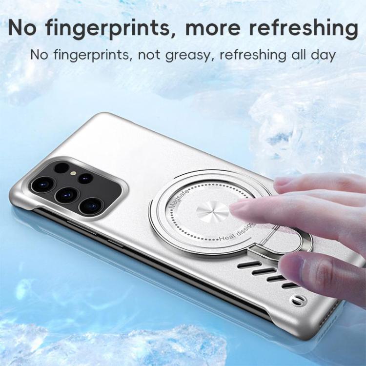 For Samsung Galaxy S26 Ultra 5G Ice Sense Series Graphene Cooling MagSafe Holder Phone Case