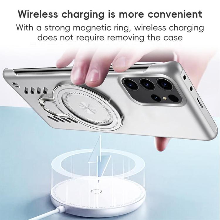 For Samsung Galaxy S26 Ultra 5G Ice Sense Series Graphene Cooling MagSafe Holder Phone Case