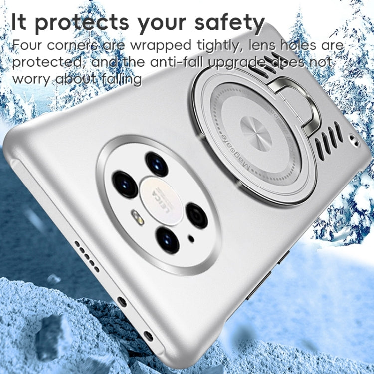 For Huawei Mate 40 Pro Ice Sense Series Graphene Cooling MagSafe Holder Phone Case