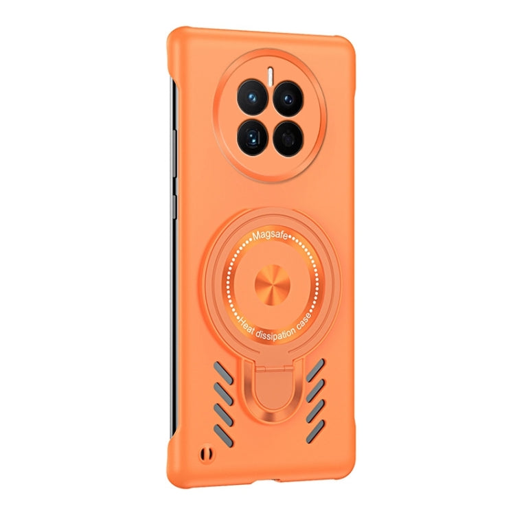 For Huawei Mate 50 Ice Sense Series Graphene Cooling MagSafe Holder Phone Case