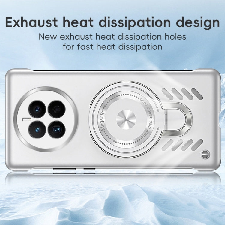 For Huawei Mate 50 Ice Sense Series Graphene Cooling MagSafe Holder Phone Case