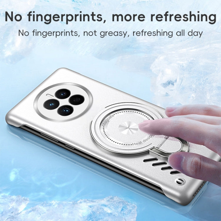 For Huawei Mate 50 Ice Sense Series Graphene Cooling MagSafe Holder Phone Case