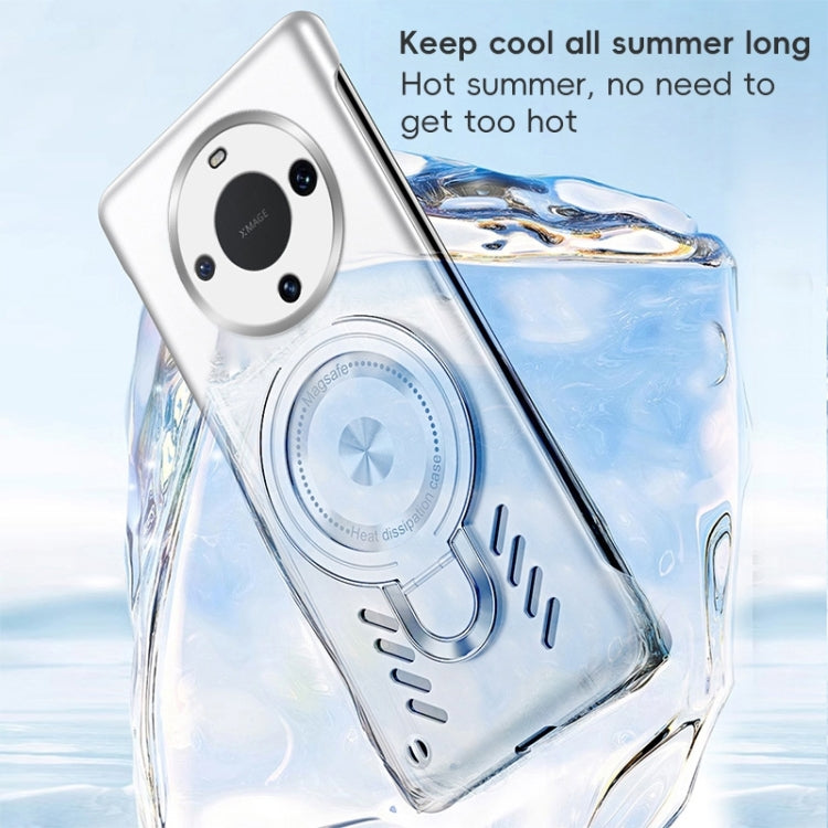 For Huawei Mate 60 Ice Sense Series Graphene Cooling MagSafe Holder Phone Case