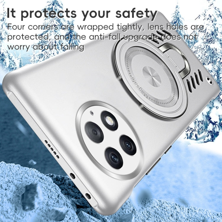 For OnePlus Ace 2 Pro Ice Sense Series Graphene Cooling MagSafe Holder Phone Case