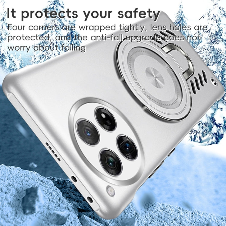 For OnePlus Ace 3 Pro Ice Sense Series Graphene Cooling MagSafe Holder Phone Case