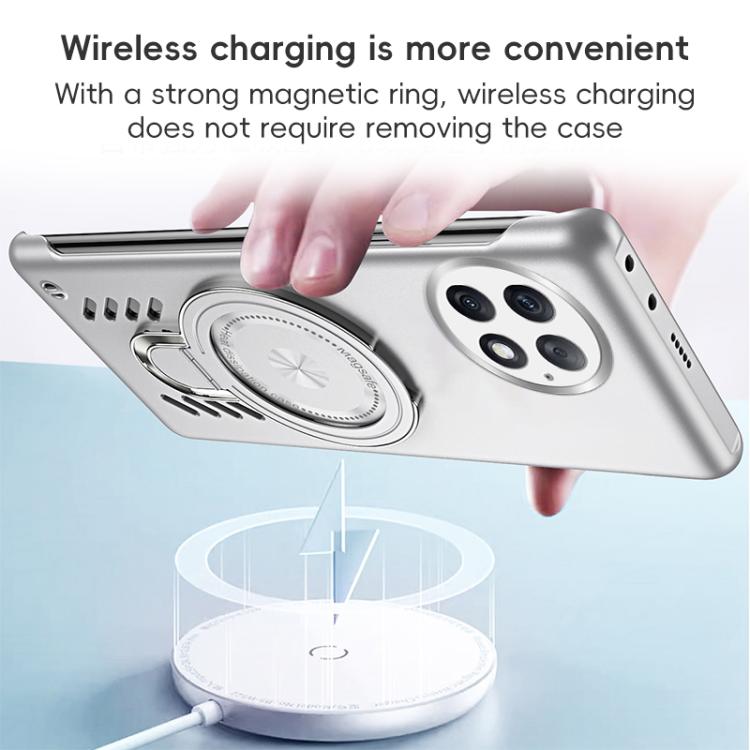For OnePlus 13 Ice Sense Series Graphene Cooling MagSafe Holder Phone Case