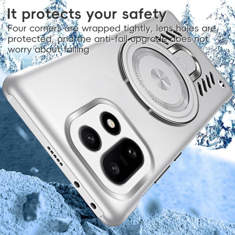For OnePlus 15 Ice Sense Series Graphene Cooling MagSafe Holder Phone Case