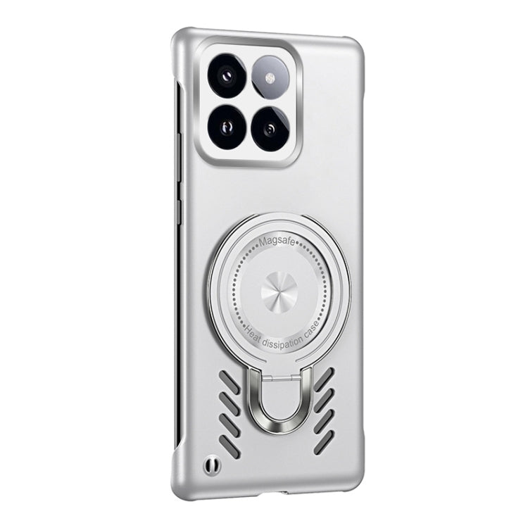 For Xiaomi 14 Pro Ice Sense Series Graphene Cooling MagSafe Holder Phone Case
