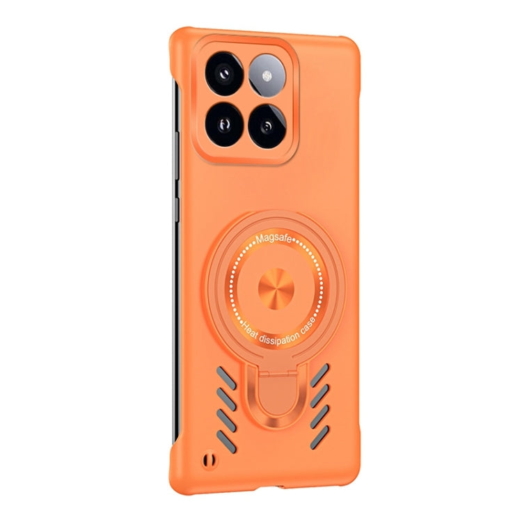 For Xiaomi 14 Ice Sense Series Graphene Cooling MagSafe Holder Phone Case