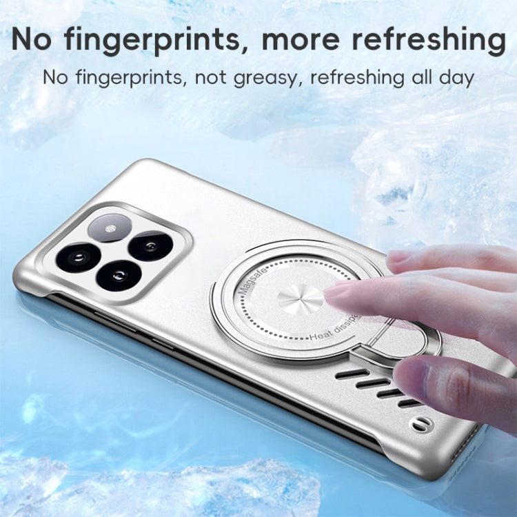 For Xiaomi 14 Ice Sense Series Graphene Cooling MagSafe Holder Phone Case