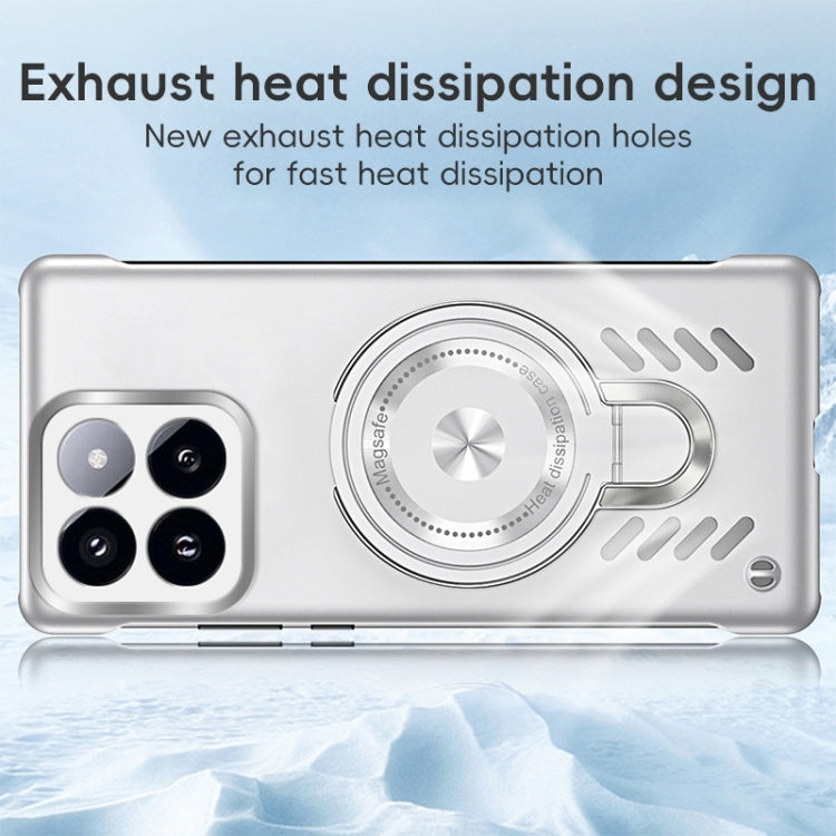 For Xiaomi 14 Ice Sense Series Graphene Cooling MagSafe Holder Phone Case