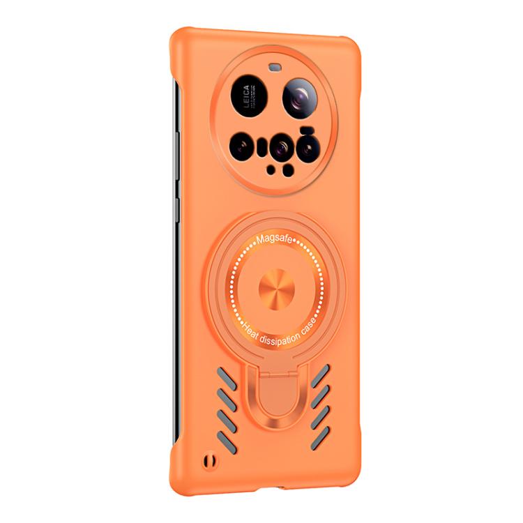 For Xiaomi 15 Ultra Ice Sense Series Graphene Cooling MagSafe Holder Phone Case